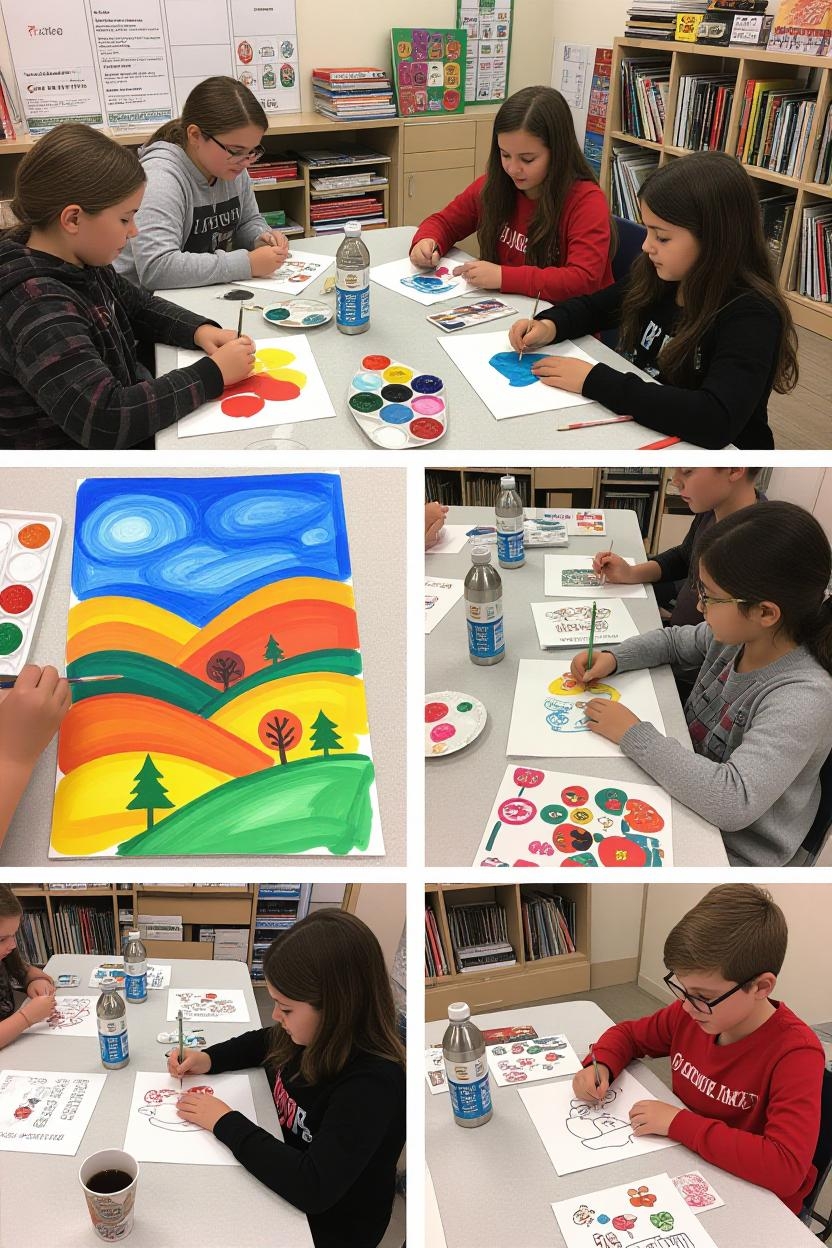 November -Break -Kids Art- Sessions – Creative -Projects<br />
