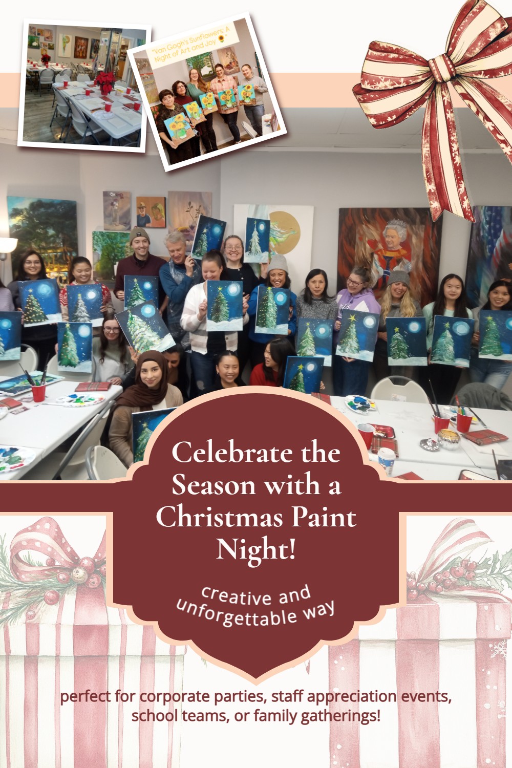 Celebrate --the Season -with a Christmas- Paint -Night!